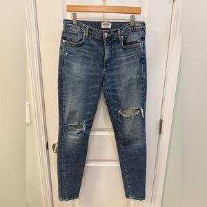 AGOLDE Sophie Distressed Skinny Jeans